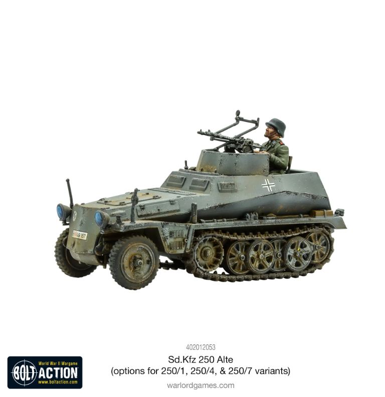 Bolt Action: Sd.Kfz 250 Alte (Options For 250/1, 250/4 & 250/7) (402012053) - Imagen 2