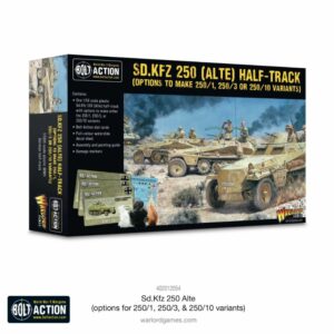 Bolt Action: Sd.Kfz 250 (Alte) half-track (options to make 250/1, 250/3 or 250/10 variants)