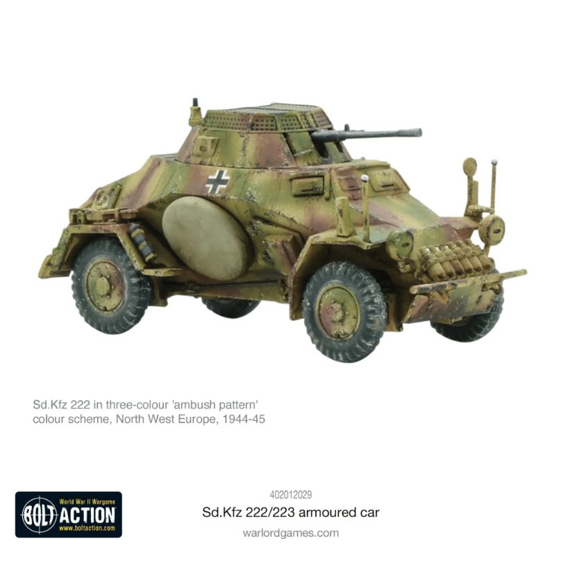 Bolt Action: Sd.Kfz 222/223 armoured car (402012029)