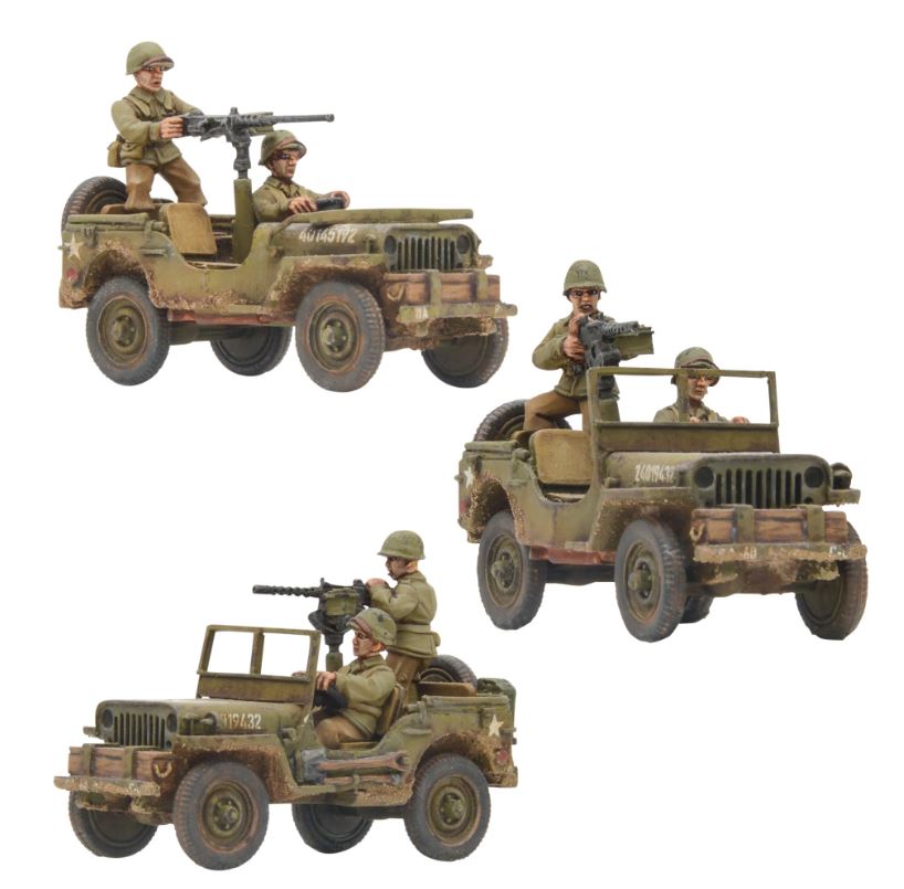 Bolt Action: Go Everywhere! US Jeep Armoured Platoon