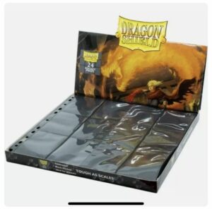 Dragon Shield: 24 pocket page – Negra (no clear) (1u)