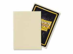 Dragon Shield: Standard Sleeves – Matte Ivory (100 Sleeves)