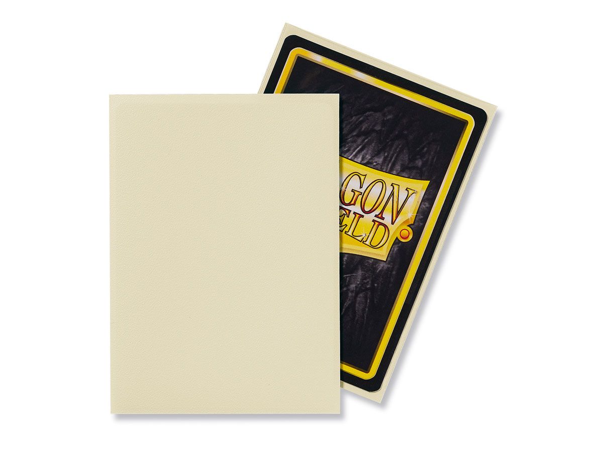Dragon Shield: Standard Sleeves - Matte Ivory (100 Sleeves)