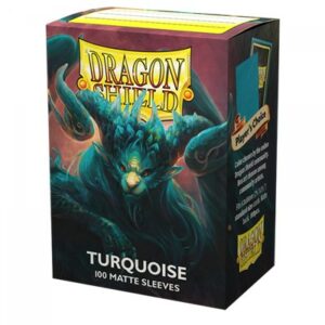 Dragon Shield: Matte Sleeves – Turquoise Atebeck (100u)