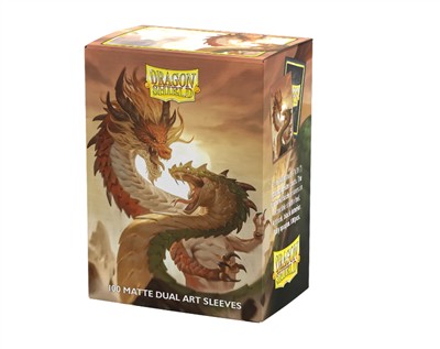Dragon Shield: Matte Dual Art Sleeves - Wood Snake 2025 (100 Sleeves)