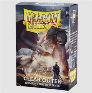Dragon Shield: Outer Sleeves – Standard Matte Clear (100u)