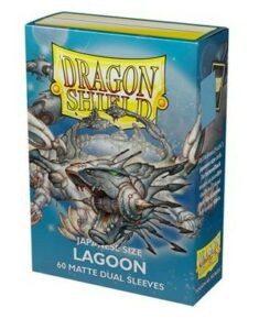 Dragon Shield: Small Sleeves Japanese Dual Matte – Lagoon (60 Sleeves)