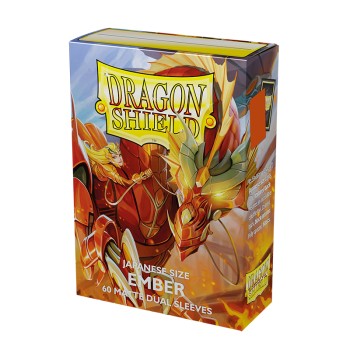 Dragon Shield: Small Sleeves Japanese Dual Matte - Ember Alaria (60 Sleeves)
