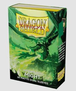 Dragon Shield: Small Sleeves Japanese Dual Matte – Mint (60 Sleeves)