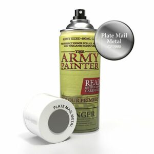 The Army Painter: Colour Primer – Platemail Metal (CP3008) Spray