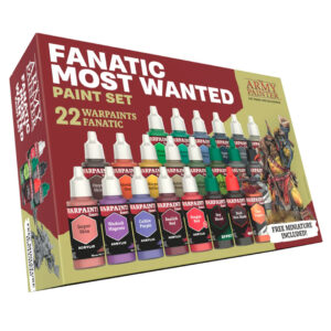 The Army Painter: Warpaints Fanatic Most Wanted Paint Set (WP8071)