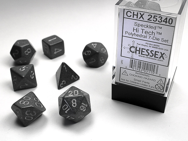 Chessex: Speckled Polyhedral 7-Die Set - Hi-Tech