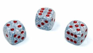 Chessex: Speckled 16mm d6 Dice (12u) – Air