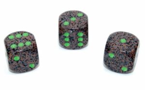 Chessex: Speckled 16mm d6 Dice (12u) – Earth