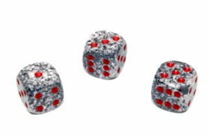 Chessex: Speckled 16mm d6 Dice (12u) – Granite