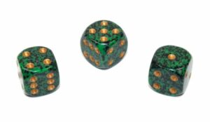 Chessex: Speckled 16mm d6 Dice (12u) – Golden Recon