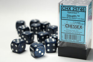 Chessex: Speckled 16mm d6 Dice (12u) – Stealth