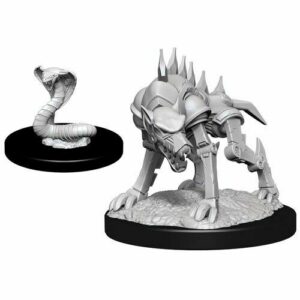 Dungeons & Dragons Nolzur’s Marvelous Miniatures Iron Cobra & Iron Defender