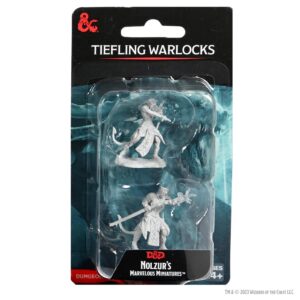 Dungeons & Dragons: Nolzur’s Marvelous Miniatures – Tiefling Warlocks