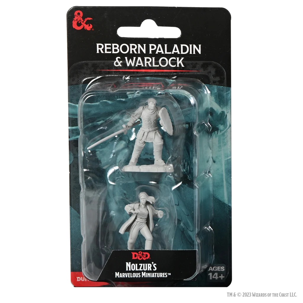 Dungeons & Dragons: Nolzur's Marvelous Miniatures - Reborn Paladin & Reborn Warlock