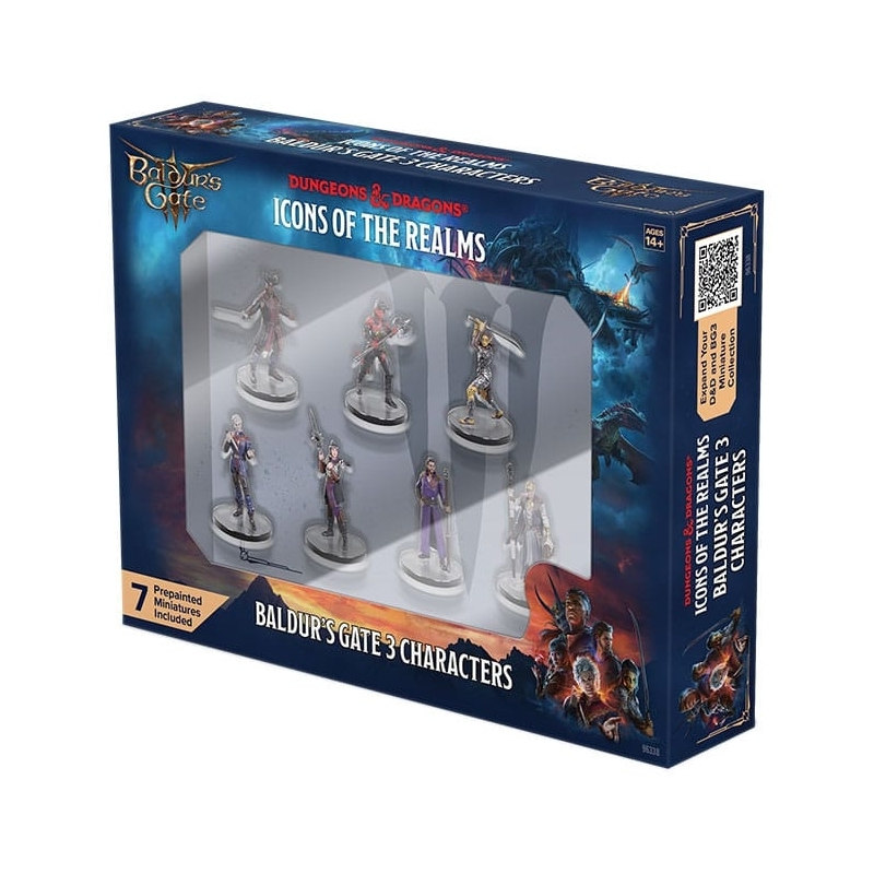 D&D Icons of the Realms Miniaturas prepintadas Planescape: Baldur's Gate 3 - Character Boxed Set