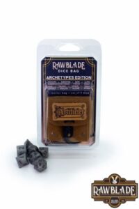 Rawblade dados + Bolsa de cuero artificier (7)