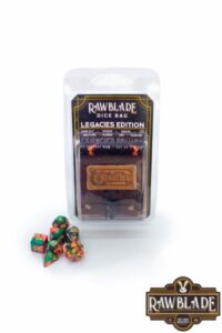 Rawblade dados + Bolsa de cuero halfling (7)
