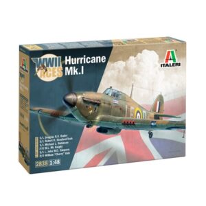 1:48 Italeri: Avión Hurricane Mk. I  WW2 Aces (2838)