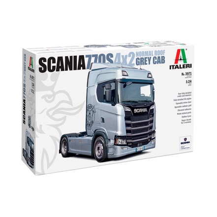 1:24 Italeri: Scania 770S 4x2 Normal Roof "Grey Cab" (3971)