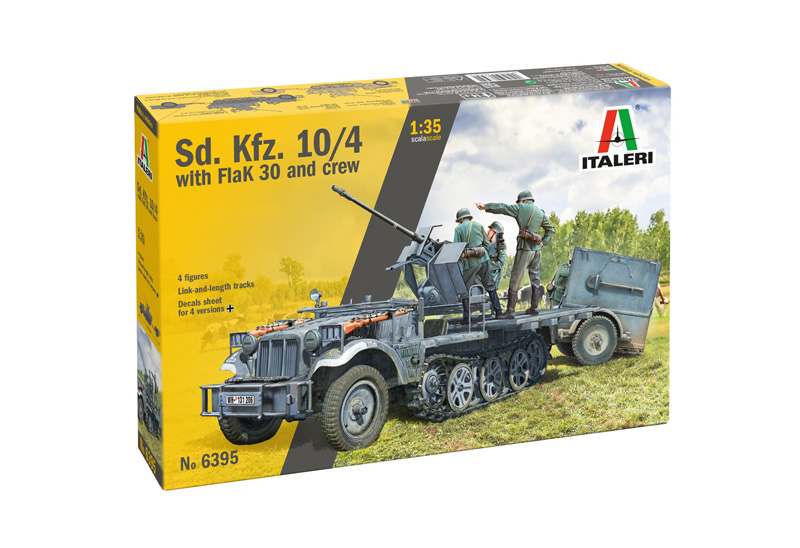 1:35: Italeri: Sd. Kfz. 10/4 with FlaK 30 and crew (6395)