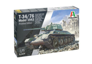 1:35 Italeri: Tanque T-34/76 Model 1943 Premium Edition (6570)