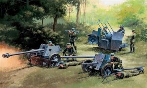 1:72 Italeri: GERMAN GUNS SET: PAK35-PAK40-FLAK38 (ITA7026)