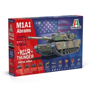 1:35 Italeri: Tanque War Thunder Series  – M1A1 Abrams (35108)
