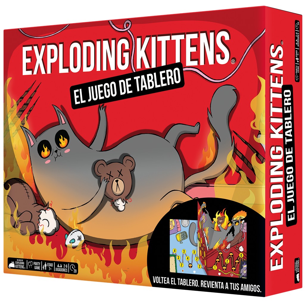 Exploding Kittens: el juego de tablero + Promos