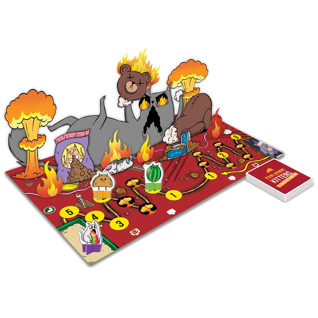 Exploding Kittens: el juego de tablero + Promos - Imagen 2