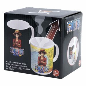 Taza Sensitiva al calor One Piece: Luffy 325ml