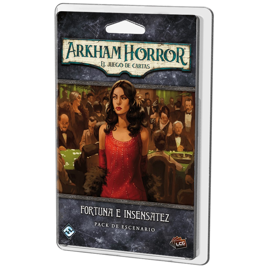 Arkham Horror LCG: Fortuna e insensatez. Pack de Escenario (Español)