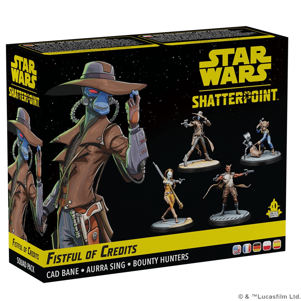SW Shatterpoint. Fistful of Credits Cad Bane Squad Pack
