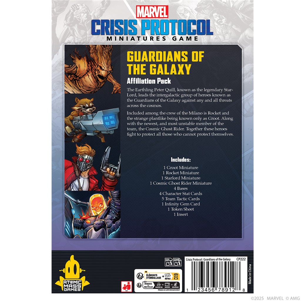 Marvel Crisis Protocol: Guardians of the Galaxy Affiliation Pack 1 - Imagen 2