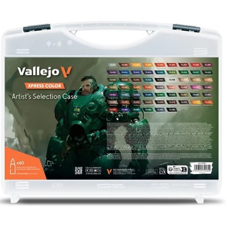 Vallejo: Maletín 60 Xpress Artist's Selection 18 ml (72184)