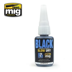 Ammo: Black Slow Dry Cement (A.MIG-8034)