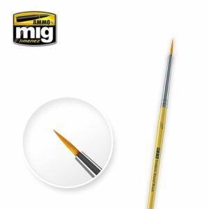 Ammo: 3/0 Synthetic Round Brush (A.MIG-8611)