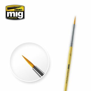 Ammo: 2/0 Synthetic Round Brush (A.MIG-8612)