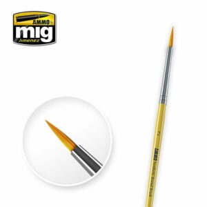 Ammo: 2 Synthetic Round Brush (A.MIG-8614)