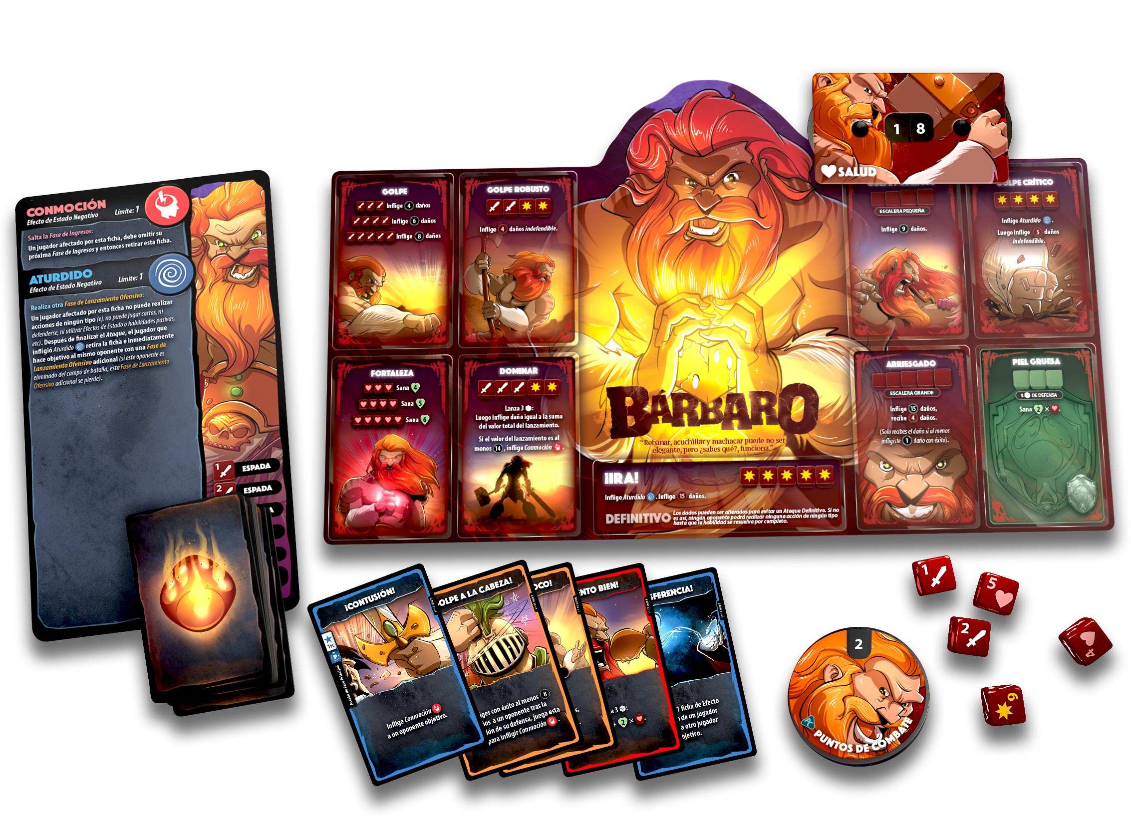 Dice Throne: Barbaro vs Elfa Lunar (Temp1: Batalla 1) (ES) - Imagen 2