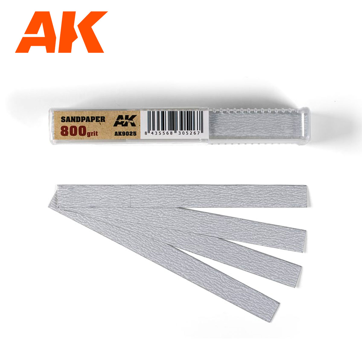 Dry Sandpaper 800 grit x 50 units AK9025