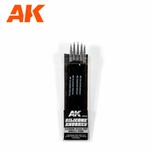 AK: Silicone brushes medium hard tip small AK9085