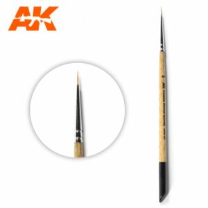 AK PREMIUM SIBERIAN KOLINSKY BRUSH  2/0