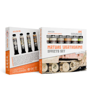 AK: Nature Weathering Effects Set – Gouaches (AKG26)