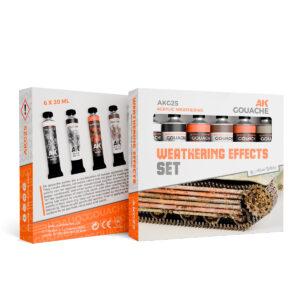 AK: Weathering Effects Set – Gouaches (AKG25)